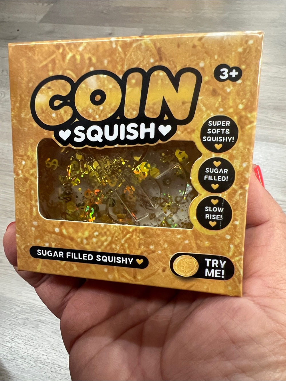 Gold Coin-Themed Squishy Accessory - Decorative Coin Squish